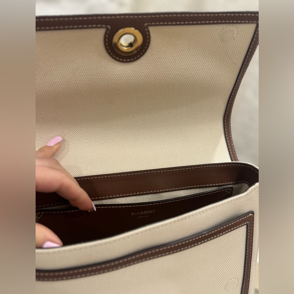 Burberry Canvas and Leather Messenger Bag - Picture 5 of 7